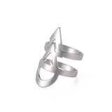 Men's And Women's Stainless Steel Arrow Shaped Rings – Gifts for Her — 8