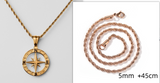 Stainless Steel Compass Circular Necklace – Jewelry Gift Ideas — 15