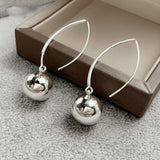 Retro Ball Bing Ball Earrings Women's 925 Silver – Gifts for Her — 4