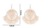 Tassel Earrings Handmade Weaving Ethnic Style – Stylish Gifts — 10