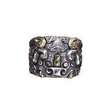 S925 Sterling Silver Vintage Dragon Pattern Ring – Meaningful Gifts — 2