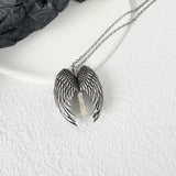 Guardian Angel Wings Necklace Trendy Cool Pendant – Jewelry Gift Ideas — 6