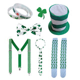 Clover Bracelet Strap White And Green Striped Hat – Jewelry Gift Ideas — 1