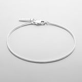 Mens Fashion Sterling Silver Snake Bone Bracelet – Stylish Gifts — 3