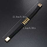 Multi-layer Leather Woven Bracelet Wrist Ring – Jewelry Gift Ideas — 7