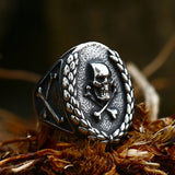 Retro Personalized U-shaped Stainless Steel Ring – Holiday Gift Ideas — 1