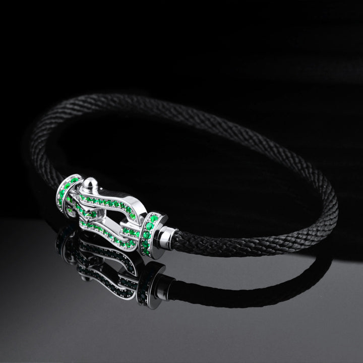 S925 Silver Emerald Fashion Women's Bracelet – Stylish Gifts — 1