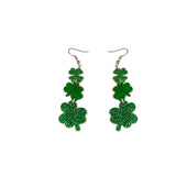 Elegant Acrylic Green Clover Earrings – Meaningful Gifts — 3