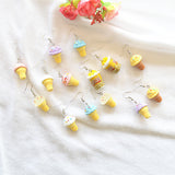 Mini Simulation Popcorn Earrings Sweet And Cute – Surprise Gifts — 1