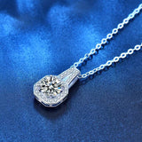 Moissanite S925 Sterling Silver Necklace – Jewelry Gift Ideas — 4