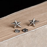 Personalized Retro Temperament Five-star Earrings – Everyday Gifts — 5