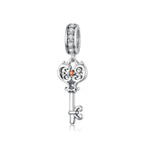 Sterling Silver Key Pendant Bracelet Simple – Jewelry Gift Ideas — 4