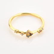 Sterling Silver Irregular Rainbow Zircon Marquise – Meaningful Gifts — 4