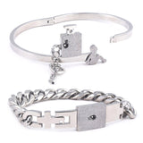 Fashion Jewelry Titanium Steel Couple Love Lock – Jewelry Gift Ideas — 16