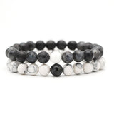 Turquoise Natural Stone Yoga Couple Set Bracelet – Jewelry Gift Ideas — 6