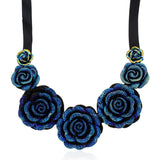 Korean Fashion Rose Flower Necklace Ladies – Jewelry Gift Ideas — 3