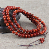 Natural Wood Bracelet 108 Buddha Beads Necklace – Jewelry Gift Ideas — 4