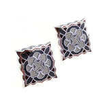 All-match Fashion Simple Gray Pattern Cufflinks – Stylish Gifts — 3