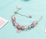 European style alloy bead crystal bracelet – Stylish Gifts — 5