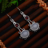 White Moonstone Earrings – Practical Gifts — 3