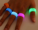 Design Luminous Purple Blue Ring Glowing – Gifts for Couples — 1