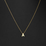 Fashion Tiny Initial Necklace Gold Silver Color – Jewelry Gift Ideas — 6