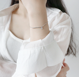 S925 Sterling Silver Long Zircon Pendant Bracelet – Jewelry Gift Ideas — 2