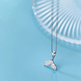 Mermaid Tail S925 Sterling Silver Necklace – Jewelry Gift Ideas — 3