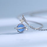 Asteroid Necklace Female Sterling Silver Clavicle – Jewelry Gift Ideas — 5