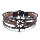 Alloy lucky figure 8 leather bracelet – Jewelry Gift Ideas — 17