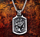 Stainless steel tiger necklace – Jewelry Gift Ideas — 5