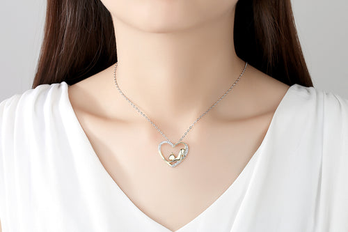 Animal Shape Gold-plated Pendant Cat Heart – Jewelry Gift Ideas — 2