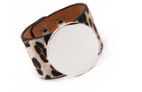 Ladies Leopard Print Leather Wide Bracelet – Jewelry Gift Ideas — 6