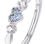 Fashion Original Natural Topaz Heart Ring – Stylish Gifts — 5
