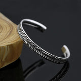 Handmade 925 Silver Bracelet Opening Thai Silver – Jewelry Gift Ideas — 1