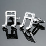 Brass Music Series Musical Instrument Note Cufflinks – Creative Gifts — 11