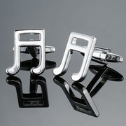 Brass Music Series Musical Instrument Note Cufflinks – Creative Gifts — 11