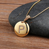 Necklace Glossy Diamonds 26 English Letters – Jewelry Gift Ideas — 17