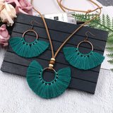 Fringed Necklace Earring Set – Jewelry Gift Ideas — 6