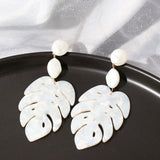 Big Exaggerated Tassel Earrings Leaf-Shaped – Holiday Gift Ideas — 3