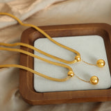 Simple Elegant Weaving Hollow Tassel Titanium – Jewelry Gift Ideas — 6