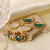 Niche Retro Natural Magic Color Pendant Earrings – Jewelry Gift Ideas — 3