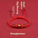 Zodiac Cinnabar All-matching Weaving Bracelet – Jewelry Gift Ideas — 3