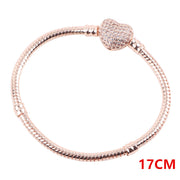 Alloy diamond pendant zircon snake bone chain – Jewelry Gift Ideas — 19