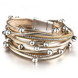 Multi-Layer Pu Leather Bracelet Women Fashion – Stylish Gifts — 4