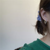 Japanese Super Popular Metal Diamond Earrings – Useful Gifts — 1