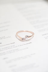 Korean Fashion Simple Loose Diamond Opening Adjustable – Stylish Gifts — 4
