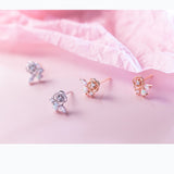 Woven flower earrings – Thoughtful Gifts — 2