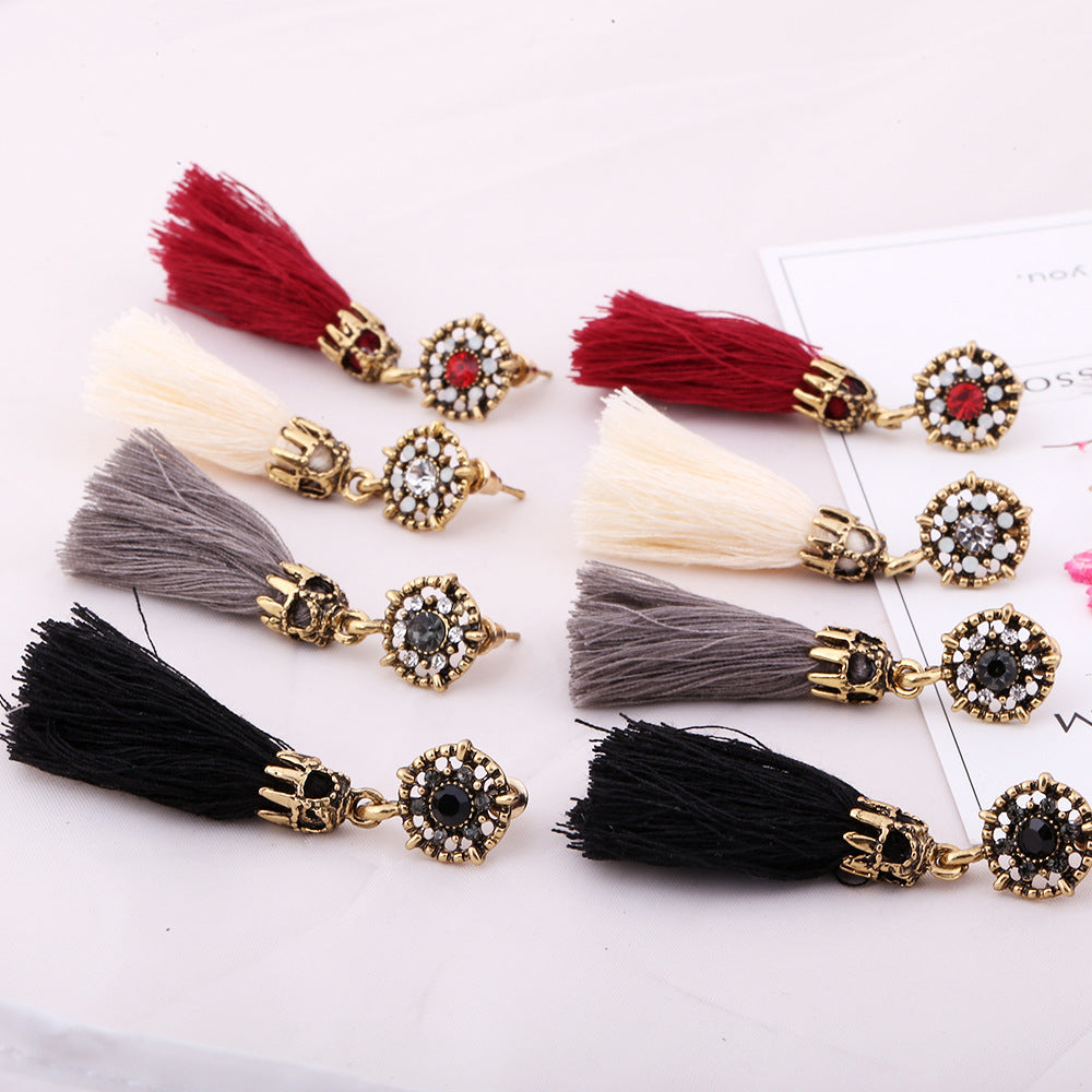 Retro fringed earrings – Useful Gifts — 1