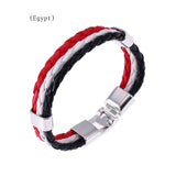 Flag Color Leather Bracelet PU Leather Bracelet – Jewelry Gift Ideas — 5